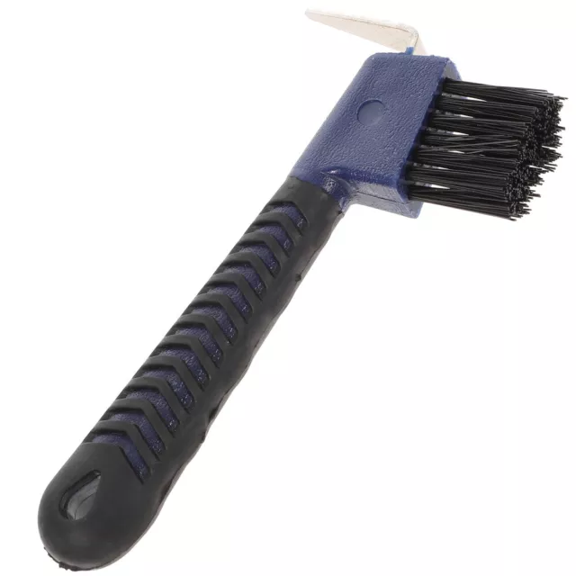 Compact Horse Grooming Tool: Portable Hoof Pick with Brush