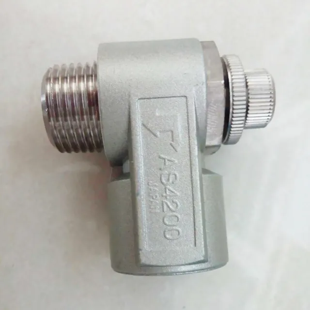 SMC AS4200-04 Control de flujo neumático, tipo de tubería: codo, hilo estándar  IK