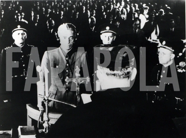 Foto vintage de archivio Alemania, Proceso Contra Frank, 1946 , impresión