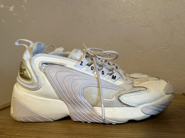 NIKE ZOOM 2K ZM Air Trainers UK Size 6 White Red 32.00 PicClick UK
