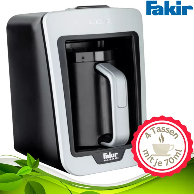 Türkische Kaffeemaschine Mokka Kaave kahhwe Kahvesi Weiß 4 Tassen Fakir 735W LED