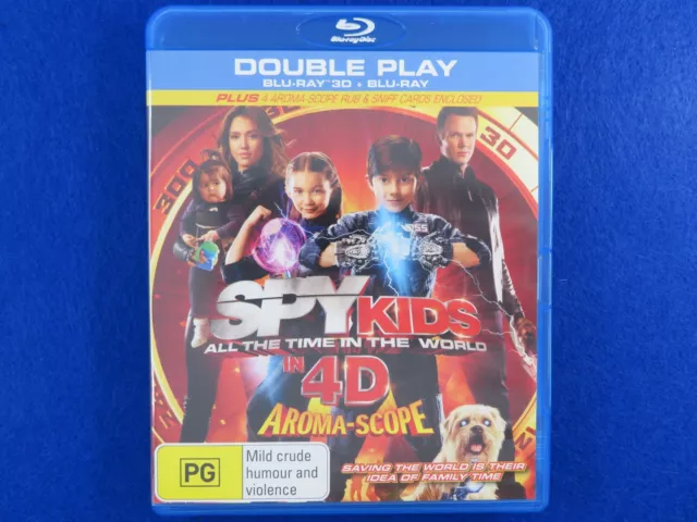 SPY KIDS ALL The Time In The World 3D - Blu Ray - Fast Postage !! $11.99 -  PicClick AU