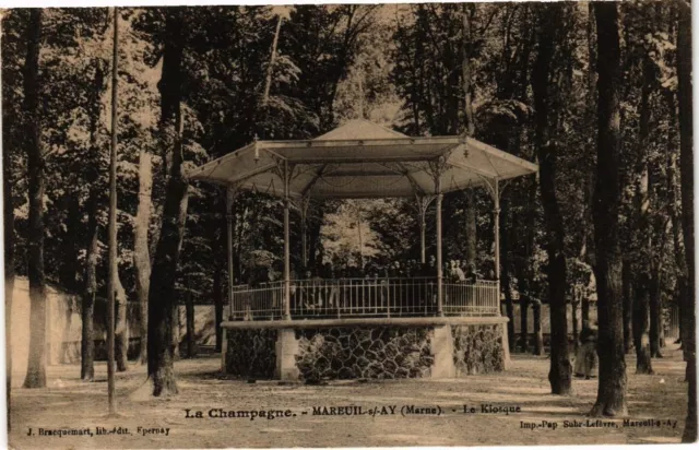 CPA La Champagne - MAREUIL-s/-Ay (Marne) - Le Kiosque (245241)