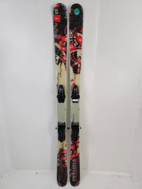 USED 155 cm Dynastar 6th Sense All Mountain Twin Tip Ski w/ Rossi 100 Bindings