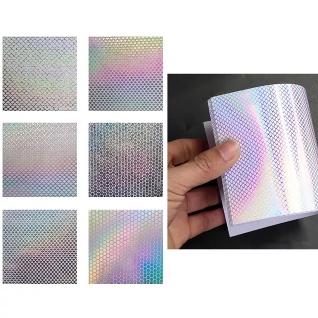 REFLECTIVE HOLOGRAPHIC LURE Bait Tape 10pcs 20x10cm for Fishing