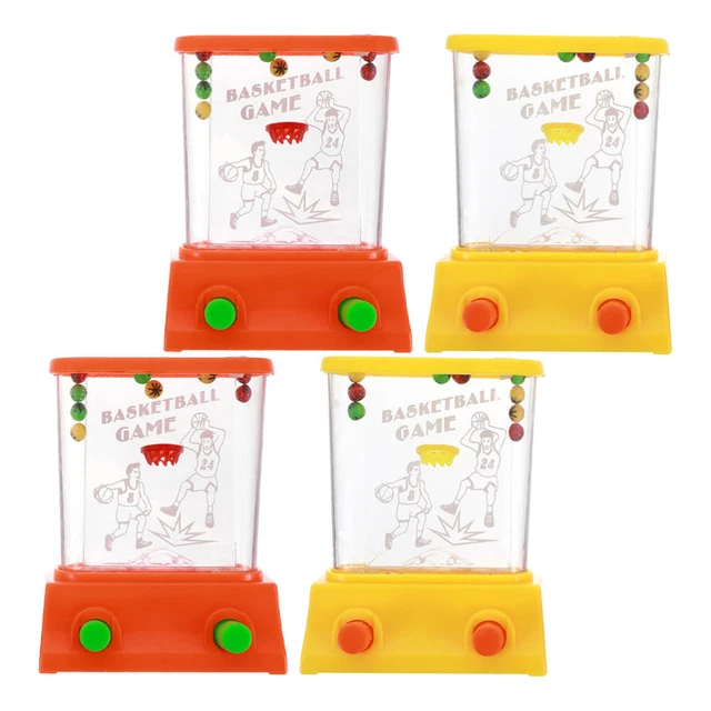 4 Pcs Waterplane Water Handheld Games Basketball Travel Parent-child