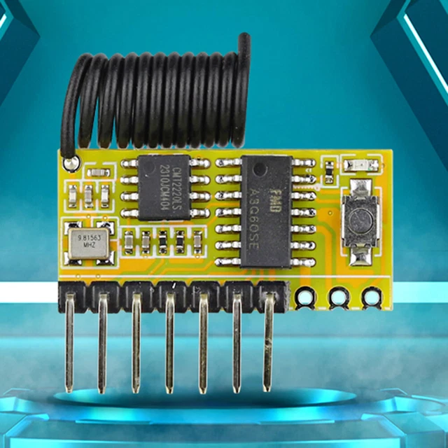 315MHZ/433MHZ RF RECEIVER 1527 Learning Code Decoder Module for Remote ...