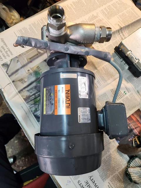 Nikuni 25UND07Z Stainless Steel Regenerative Turbine Pump Used Good Condition