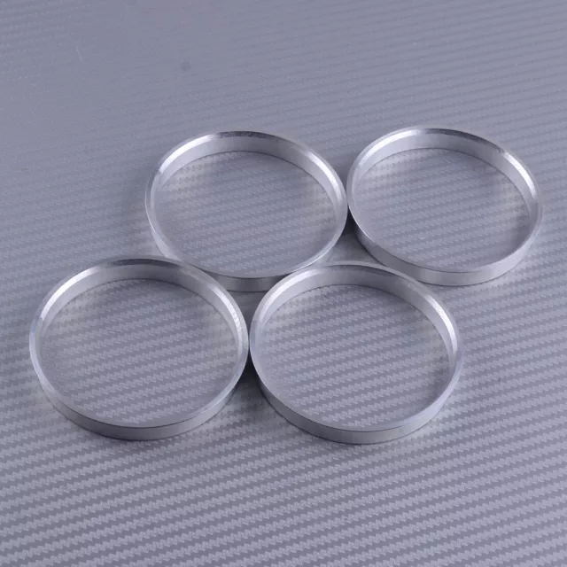 4pcs Wheel Hub Centric Rings Spacer Aluminium Alloy OD=70.5mm ID=67.1mm