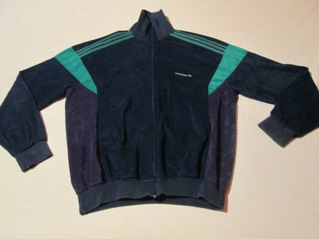 Survêtement Vintage TREVOIS France – Années 80, Marine, Taille XL, Occasion Bon état