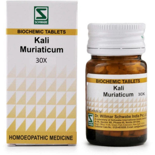 Willmar Schwabe India Kali Muriaticum 30X (20g) Long Expiry