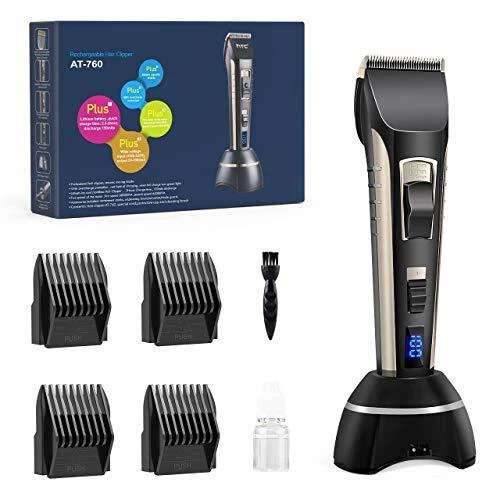 Tondeuse Cheveux Hommes Tondeuse Cheveux Tondeuse Barbe Rechargeable avec Ecr...