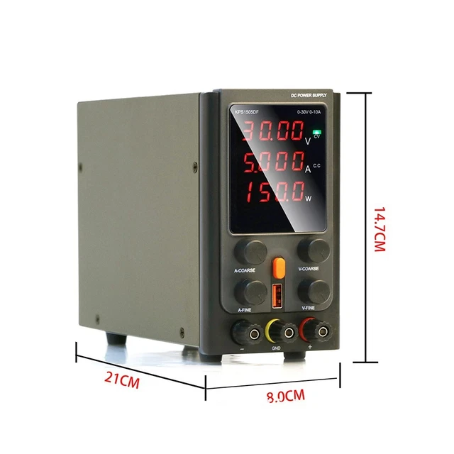 Dc Régulateur Alimentation Électrique Dc Affichage LED Laboratoire Commutateur