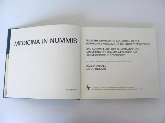 1979 Vintage Numismatic Catalog Book - Medicine On Coins 2