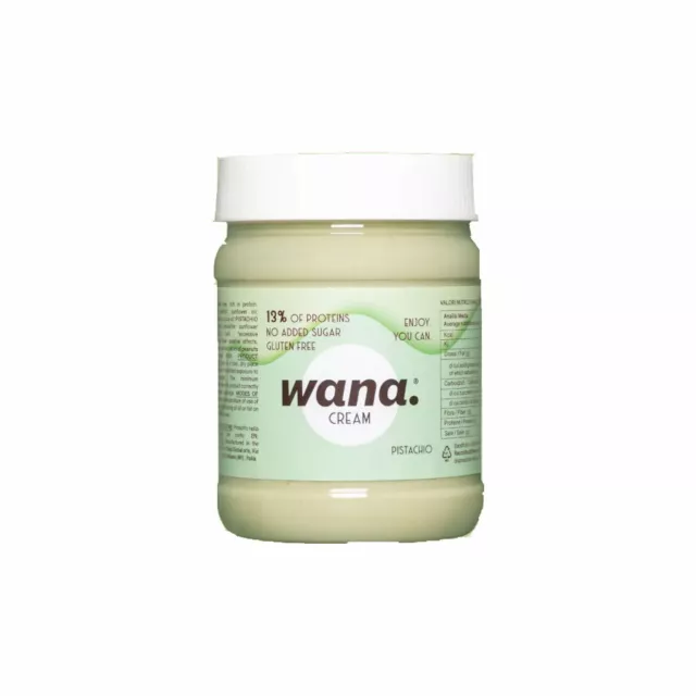 Wana Cream Crema Proteica 14g Gluten Free Senza Zuccheri 250g