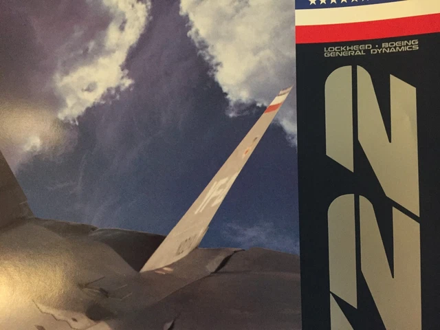 GLOSSY IN COLOR Lockheed-Boeing General Dynamics Aircraft Poster- circa ...