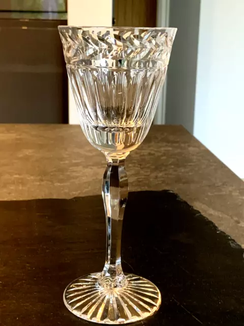 Stuart Crystal "Senator" Cut Glass Wine Glass 7ins