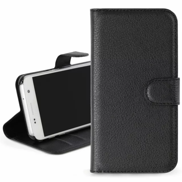 Exécutive Portefeuille Étui Slim Housse Couverture pour Samsung Galaxy J3 2016