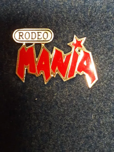 rodeo mania tie tac pin lapel hat