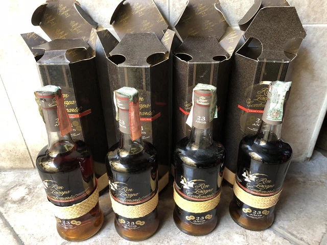 La Vendita e’per possessori di Bar o Pub Set di 4 BOTTIGLIE Di RON ZACAPA 23 Ann