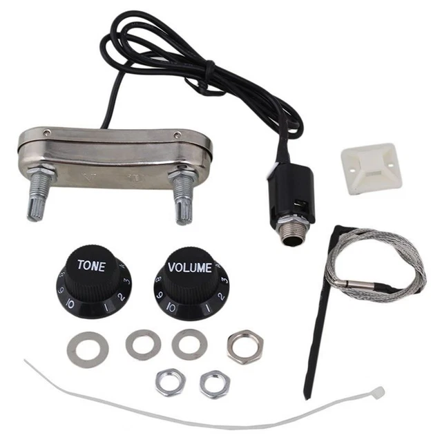 3X3X(Acoustic Guitar Pickup Piezo & Passive Preamp PS700 O6A9)
