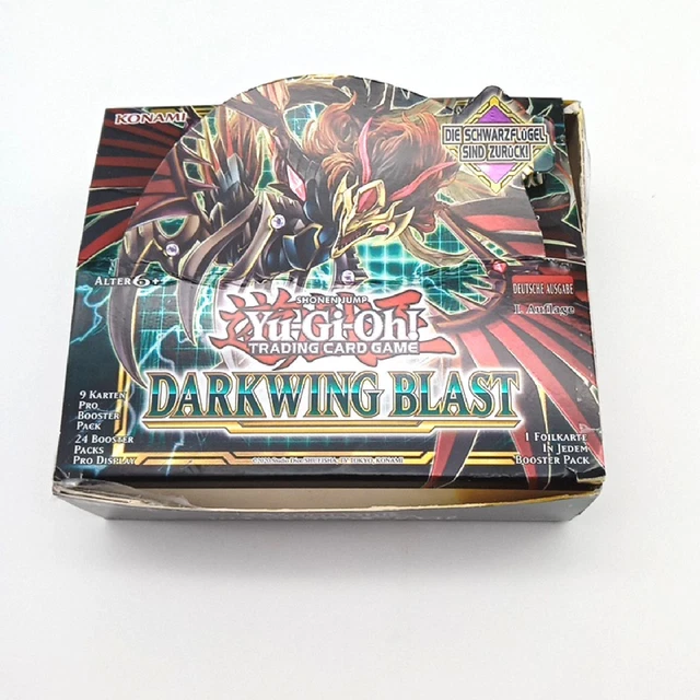 YU GI OH TRADING CARD GAME Darkwing Blast Display Deutsche Ausgabe EUR
