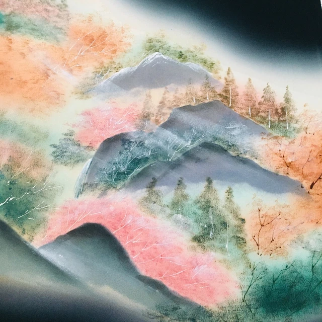 Spectacular #A 13.5x66 LONG Vintage Tomesode Silk Japanese Kimono Fabric ToD19