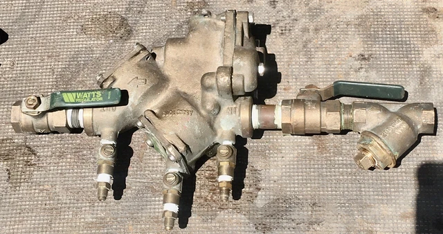 WATTS 008821 LF909-CW 3/4” Reduced Pressure Zone Backflow Preventer 140 175 PSI