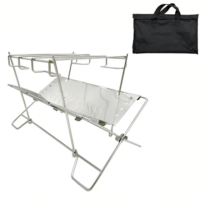 Klappgrill BBQ Barbecue Barbecue Falten Lagerfeuer Outdoor 38*28*4.5 Cm