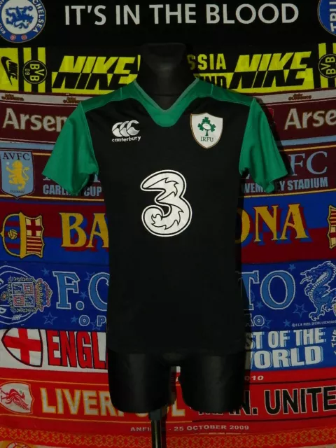 5/5 Ireland adults S canterbury 2016 away rugby union shirt jersey trikot