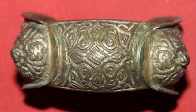 Antique Greek Orthodox Crusader Bronze Fertility Bracelet