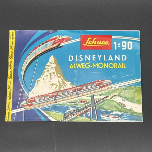 Monorraíl Schuco Disneyland Alweg manual 1:90 original 1961