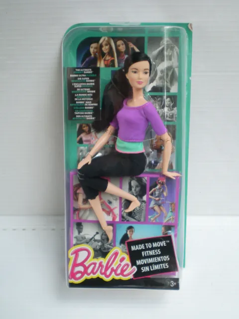 Barbie First Issue Yoga Made to Move Asian Lea Endless Jointed Doll 2015 Mattel