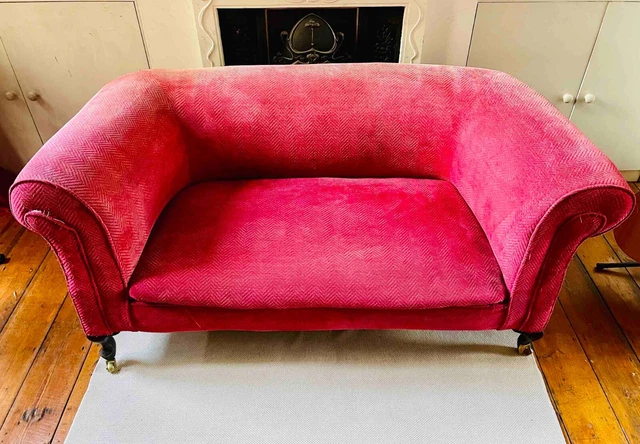 Antique, 2 seater sofa, for reupholstery project.