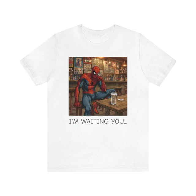 T-Shirt Spiderman "I'm waiting you..."