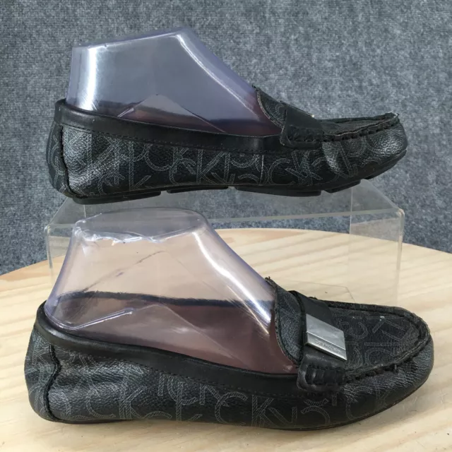CALVIN KLEIN LISA Loafers Women s Size 8.5 M Black MSRP 79