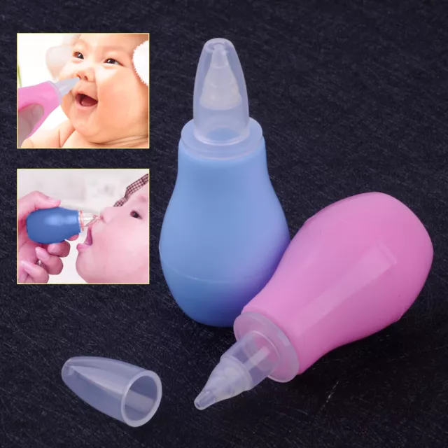 Infant Baby Nasal Aspirator Vacuum Sucker Nose Mucus Cleaner Snot Pump cr