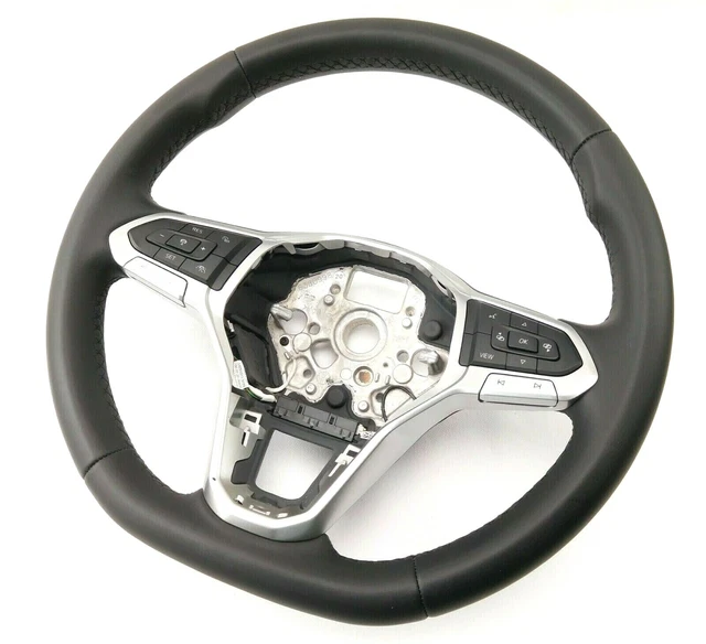 Volant Multifonction R-Line Cuir Noir Pour VW Touareg - Avec Lane Assist, Occasion En Bon état