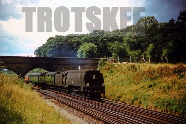 35MM SLIDE BR British Railways Steam Loco 34077 Class WCBB c1959 ...
