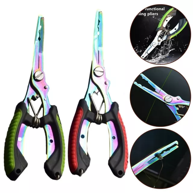 Compact and Portable Stainless Steel Fishing Pliers with Large Battery Capacity