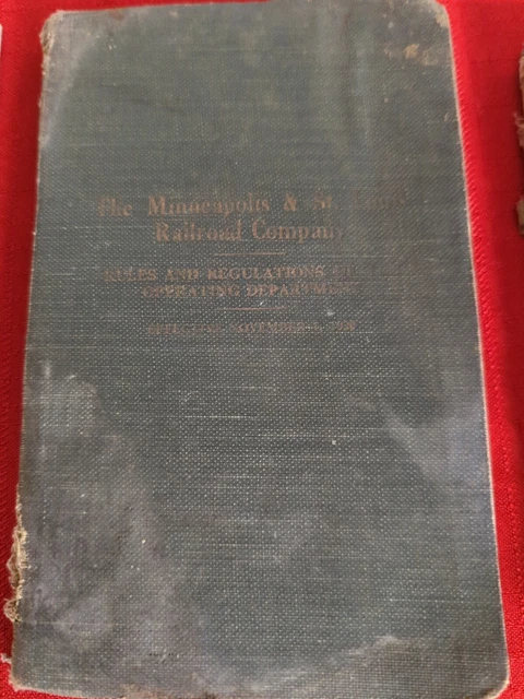 Railroad Train Books Chicago North Western Minneapolis St. Louis Company 1920's 3