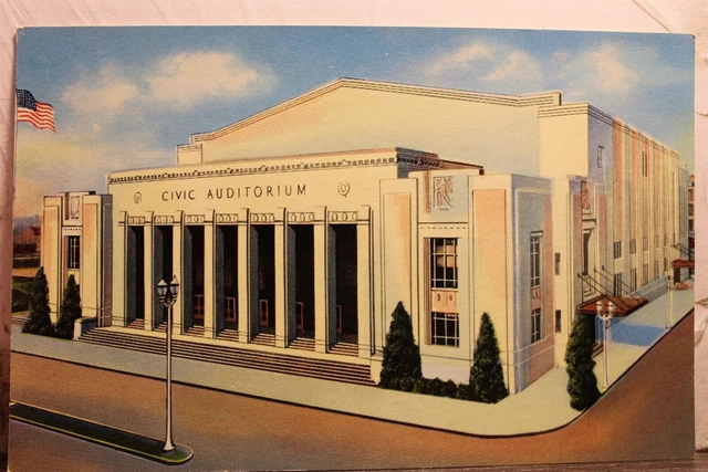 Michigan MI Grand Rapids Civic Auditorium Postcard Old Vintage Card View Post PC
