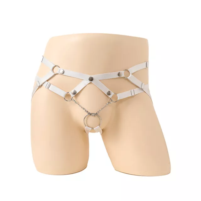 Men's Sexy Underwear Jockstrap O Ring G-String Briefs Strappy Thong Lingerie