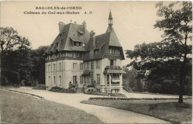 CPA BAGNOLES-de-l'ORNE-Cháteau du Gué aux Biches (29765)