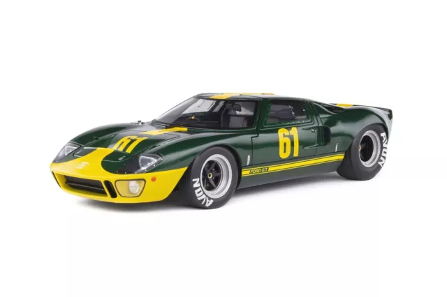 1966 FORD GT40 MK1 JIM CLARK PERFORMANCE COLLECTION #61 1:18 by SOLIDO S1803004