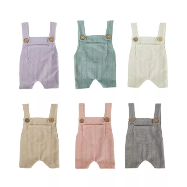 Suspender Jumpsuits Baby Photography Props  Baby Boy Girl