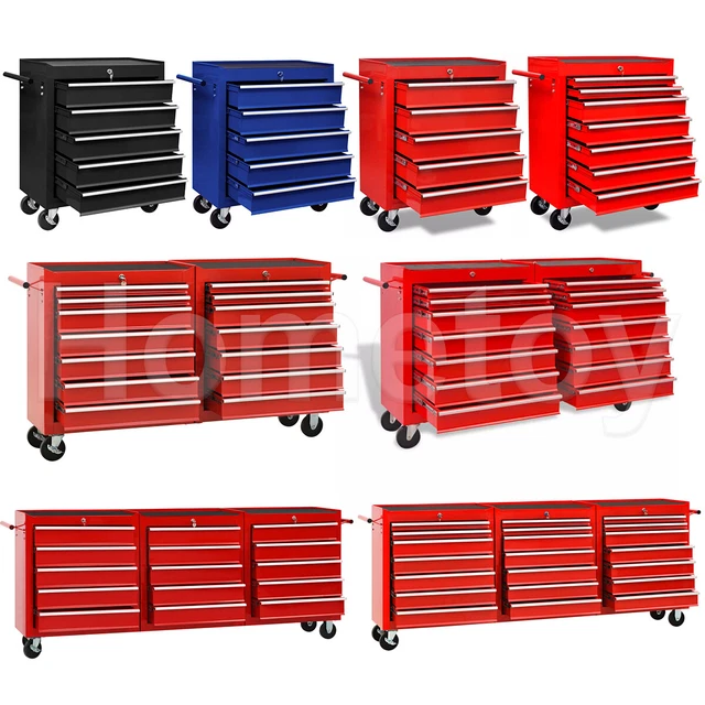 TOOL TROLLEY Garage Storage Box Chest 5/7/10/14/15/21