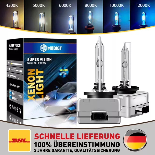 2x D1S SuperVision 35W 85V 6000K-12000K Xenon Brenner Lampe Licht Scheinwerfer