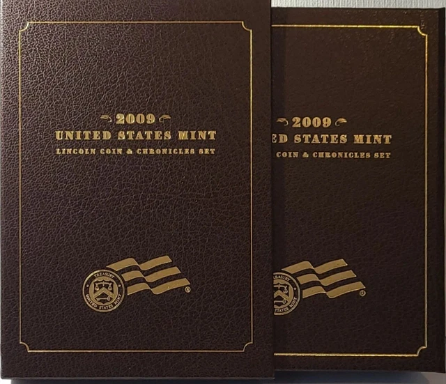 2009 US Abraham Lincoln proof silver dollar & cents, Coin & Chronicles Set 3