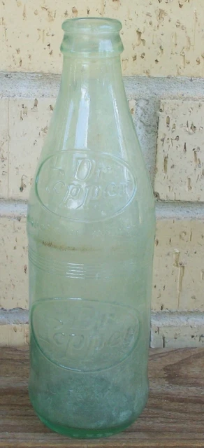 Vintage Embossed Dr. Pepper 10 Fl. Oz. Bottle LG282 78 16
